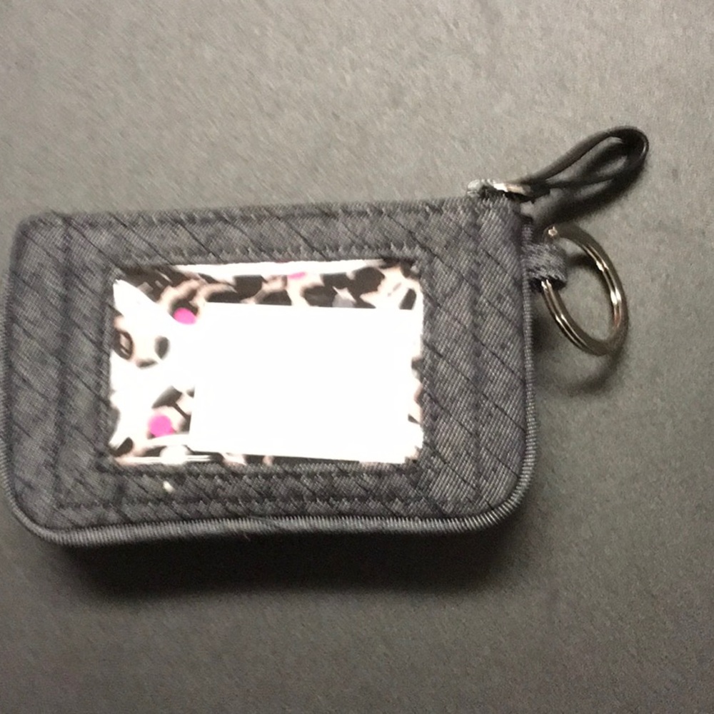 Vera Bradley Iconic Jen Zip ID Card Case